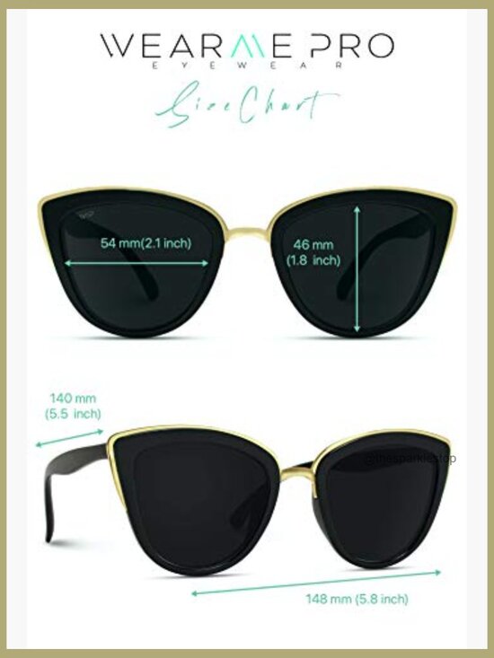 Cat Eye Sunglasses with Mirrored Lenses, Oversized Fit main image 7